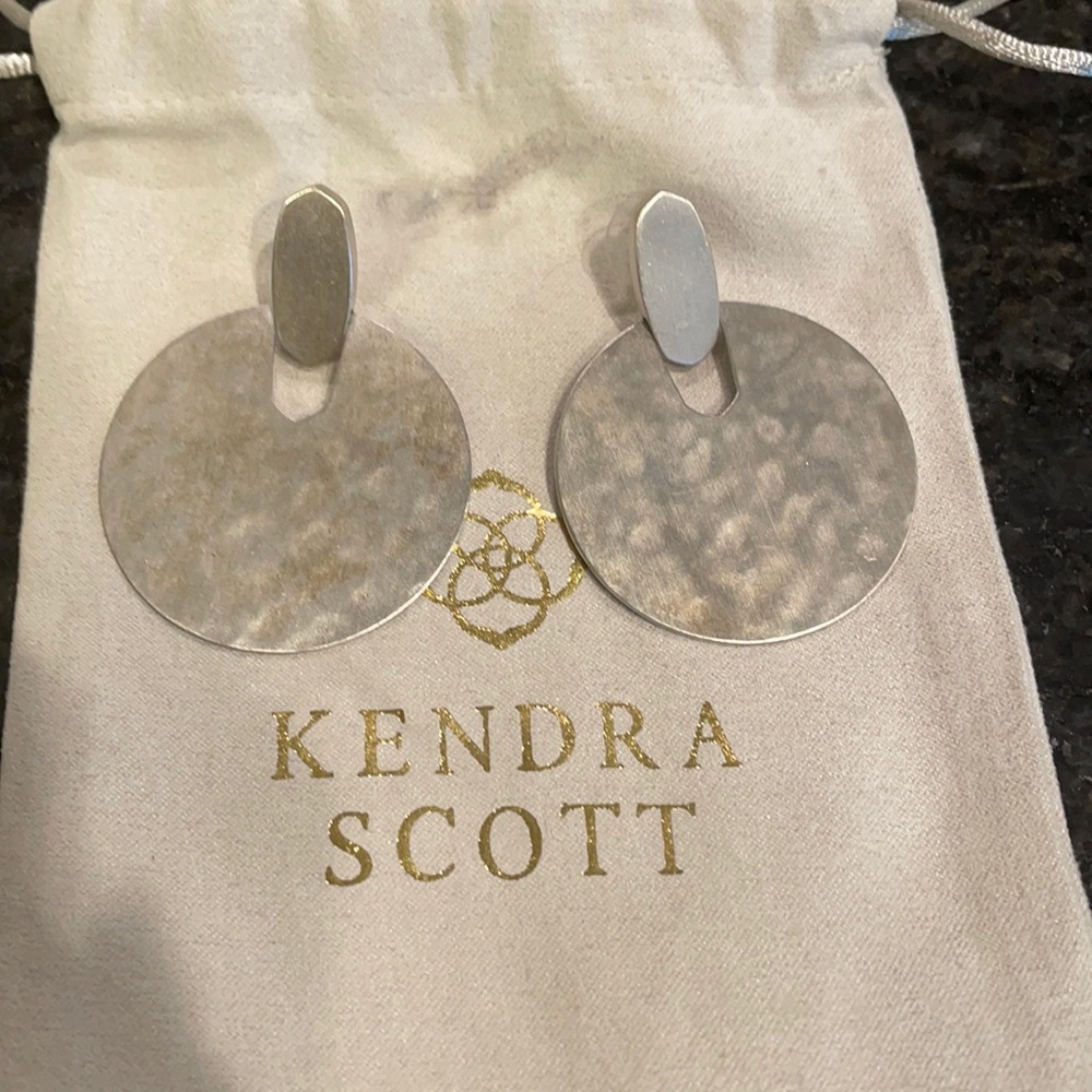 Silver Kendra Scott Earrings